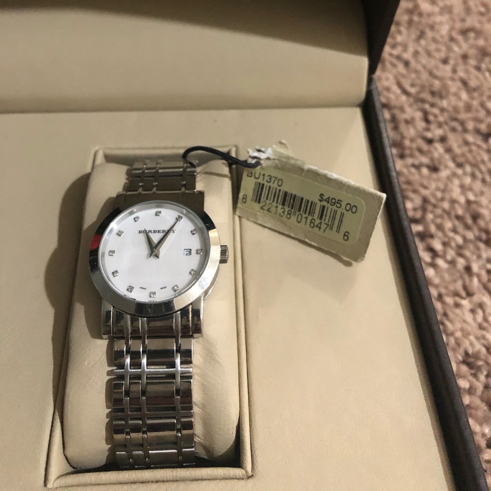 BURBERRY - GENTS HERITAGE STAINLESS STEEL WATCH